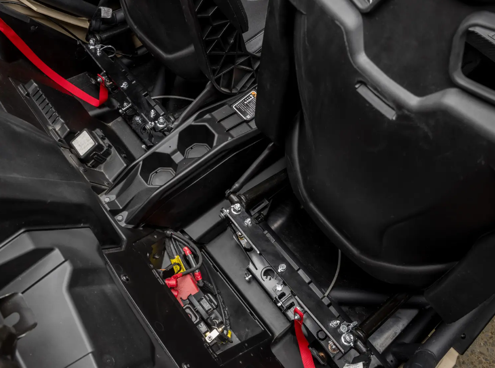 SuperATV Flip Up Seat Base For Can Am Maverick X3 64" & 72" - Image 3