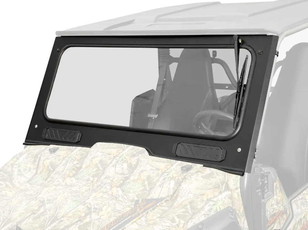 SuperATV Front Glass Windshield For Yamaha Wolverine X2/X4
