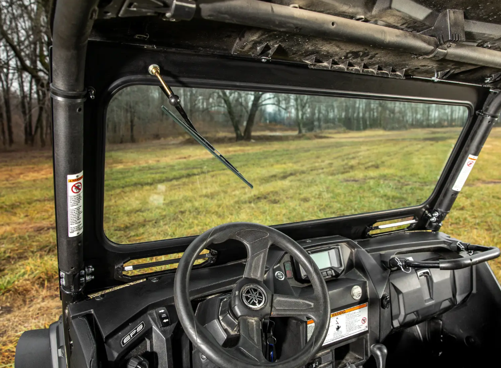 SuperATV Front Glass Windshield For Yamaha Wolverine X2/X4 - Image 2