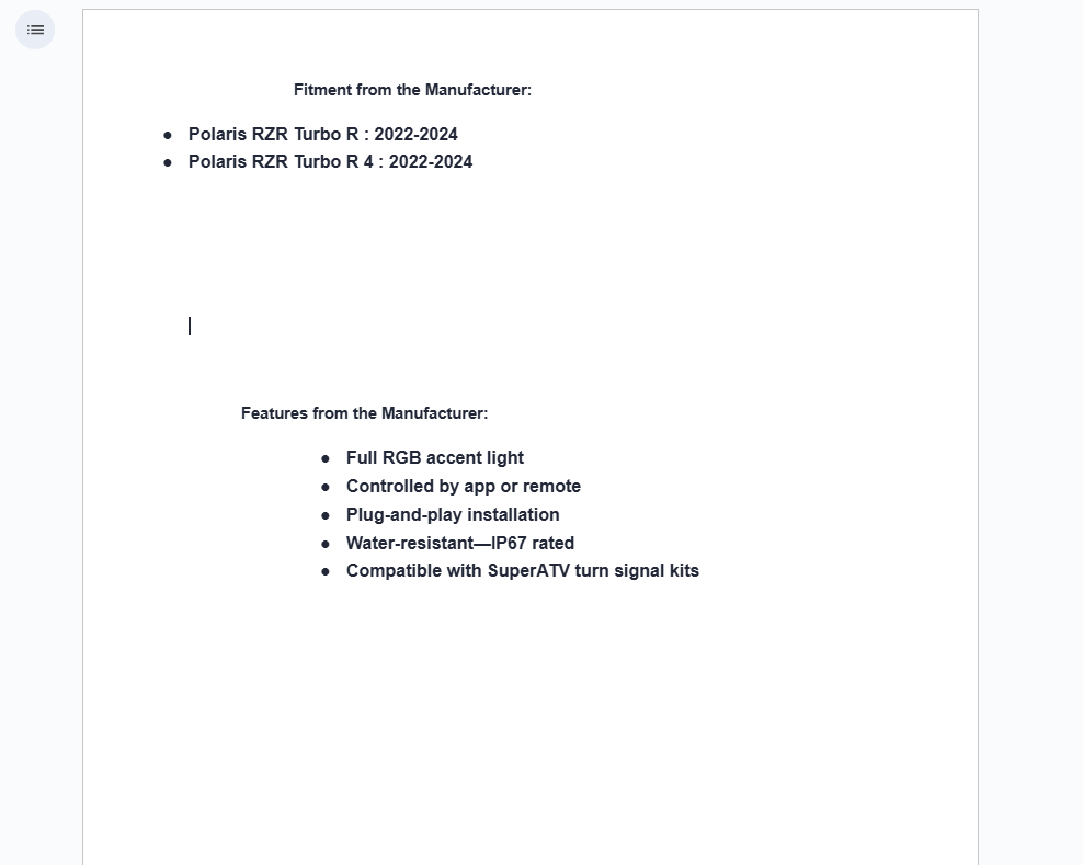 SuperATV Front Accent Light For Polaris RZR Turbo R/ R4 2022-2024 - Image 5