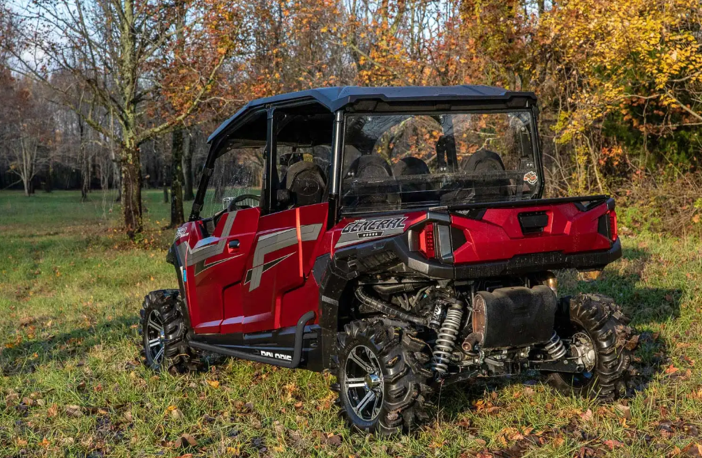 SuperATV Heavy Duty Nerf Bars Polaris General 4 2017+ - Image 4