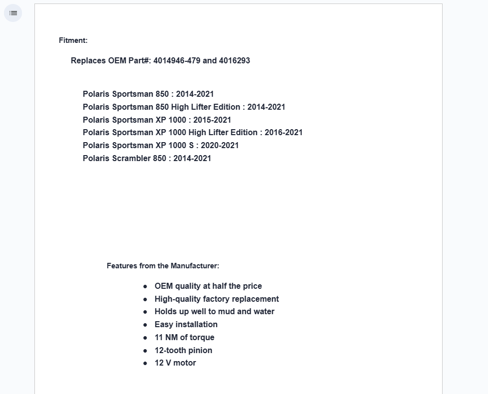 SuperATV Up & Running Starter For Polaris Sportsman/ Scrambler - Image 3