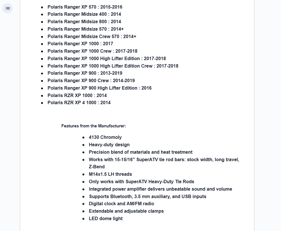 SuperATV Heavy Duty Tie Rod End Replacement Kit For Polaris (See Fitment) - Image 4