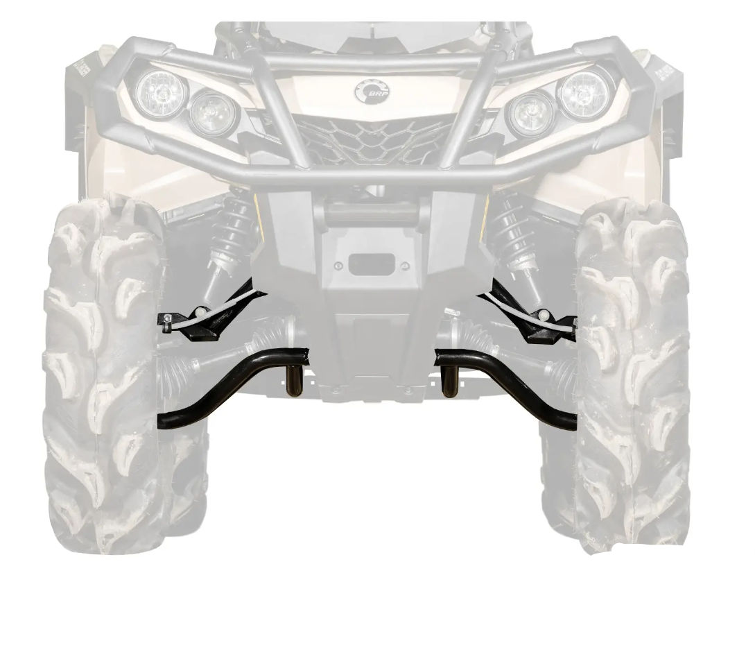SuperATV High-Clearance 2" Forward Offset A-Arms For Can-Am Renegade/Outlander