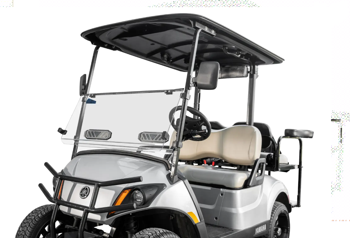 SuperATV Flip Down Vented Windshield For Yamaha Corsa Blue Drive 2 2003+