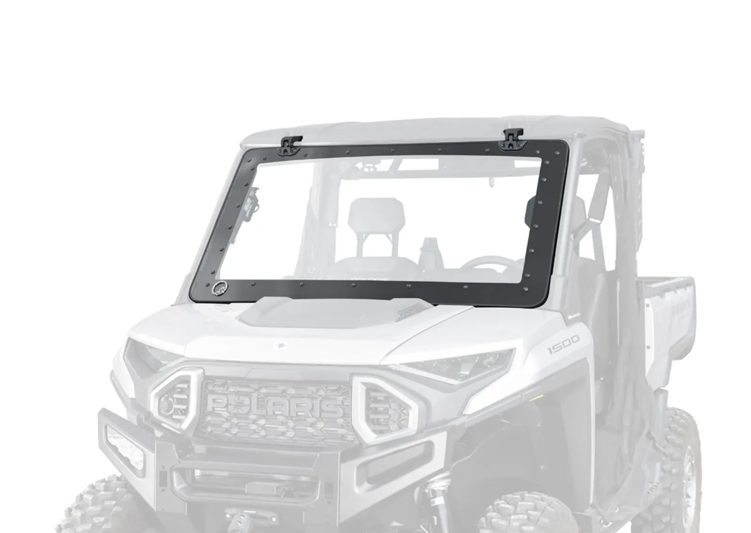SuperATV Maxdrive Power Flip Windshield For Polaris Ranger XD 1500 2024+