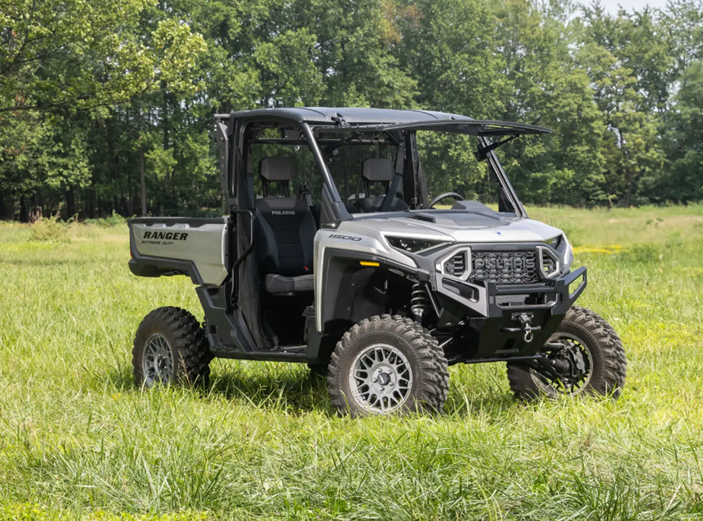 SuperATV Maxdrive Power Flip Windshield For Polaris Ranger XD 1500 2024+ - Image 2