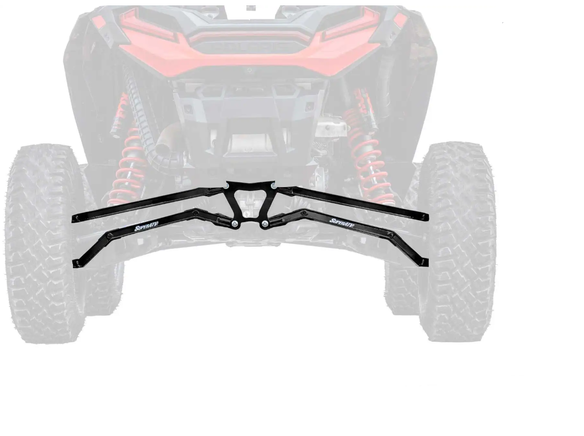 SuperATV Boxed High Clearance Radius Arms For Polaris RZR XP Turbo S 18-21
