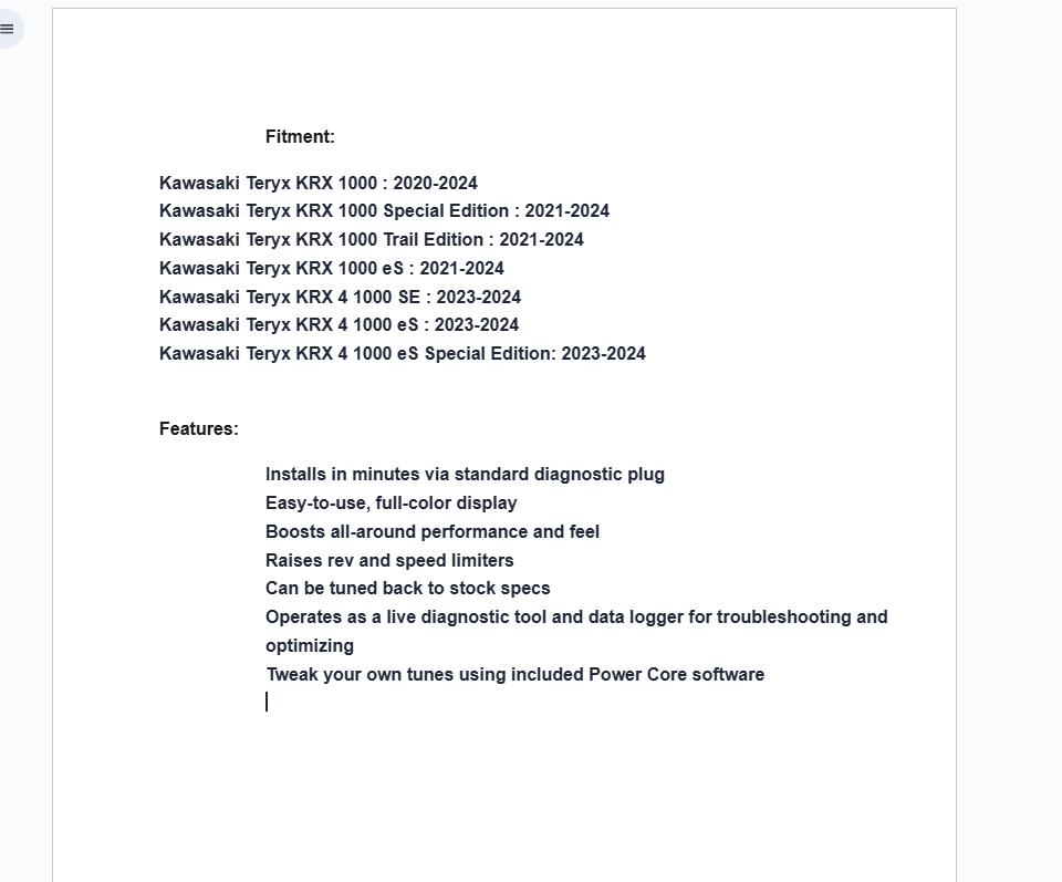 SuperATV Dynojet ECU Tuner For Kawasaki Teryx KRX 1000 - Image 4
