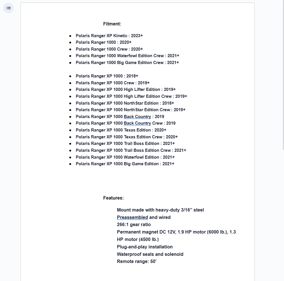 SuperATV 6000LB Ready Fit Winch For Polaris Ranger/XP/Kinetic - Image 8