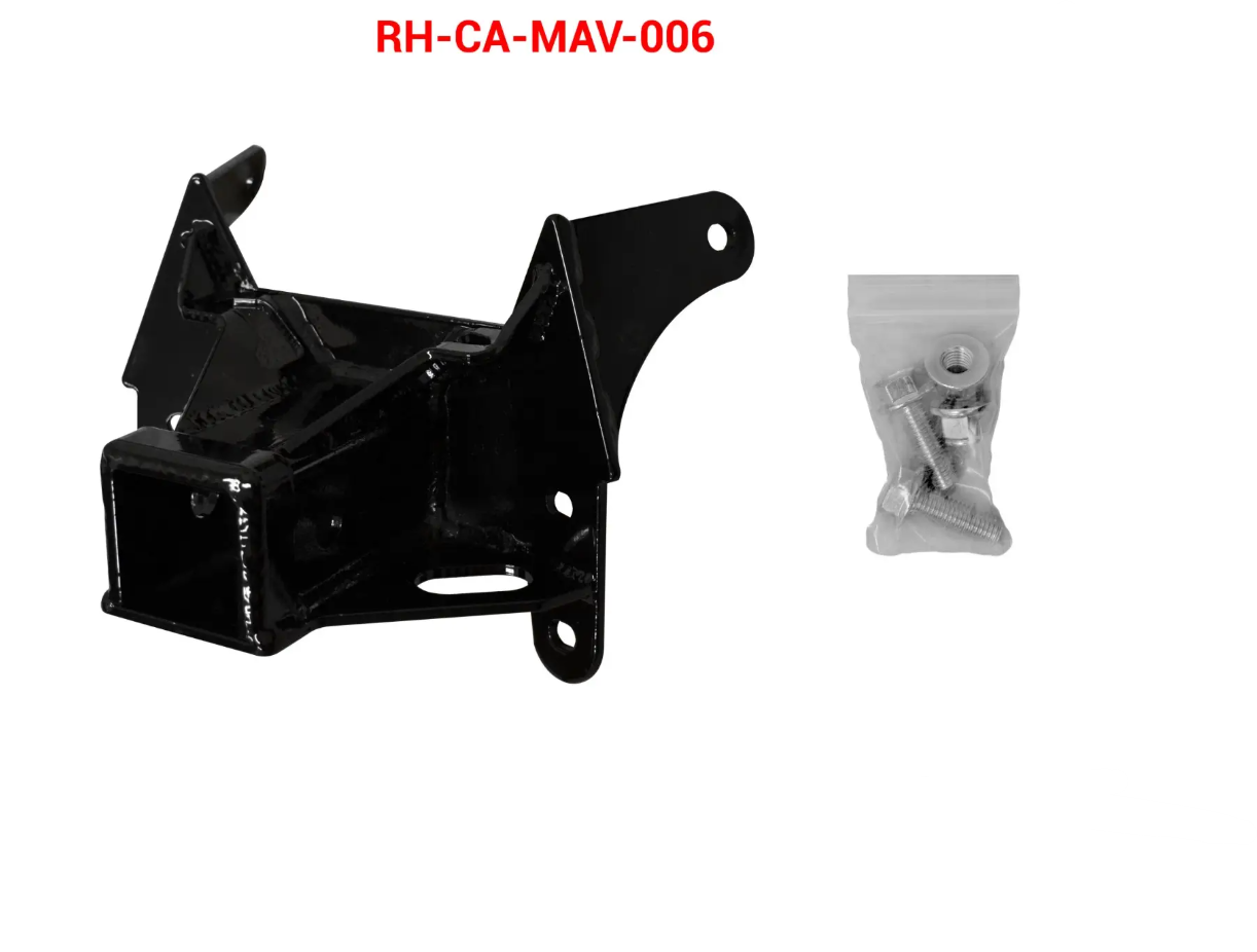 SuperATV Rear Receiver Hitch For Can-Am Maverick 2016