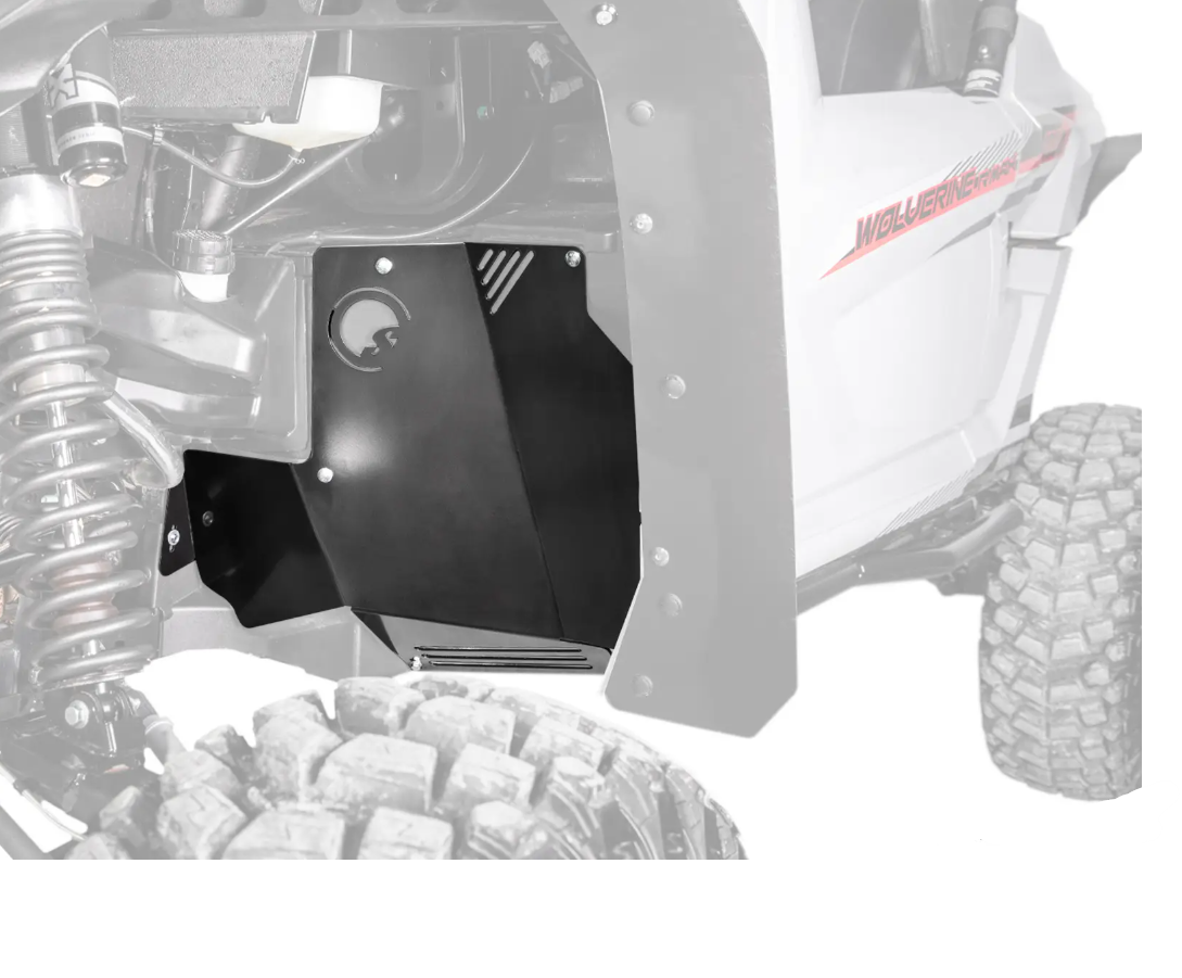 SuperATV Inner Fender Guards For Yamaha Wolverine RMAX 2/4 2021+ - Image 2