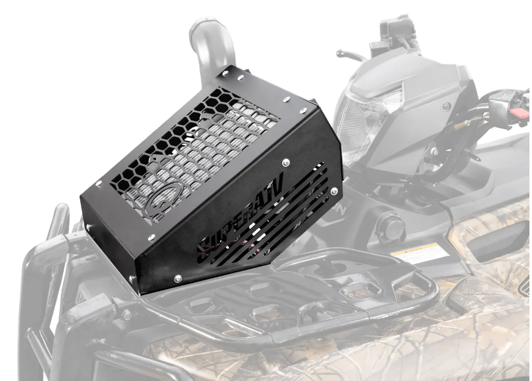 SuperATV Radiator Relocation Kit For Honda Rubicon 520/ Rancher 420/ Foreman 520
