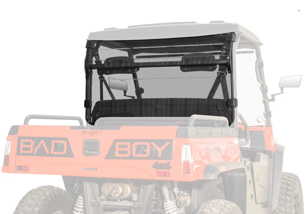 SuperATV Rear Windshield For Axis, Performance, Outfitter, Cowboy, Bandit, Sector