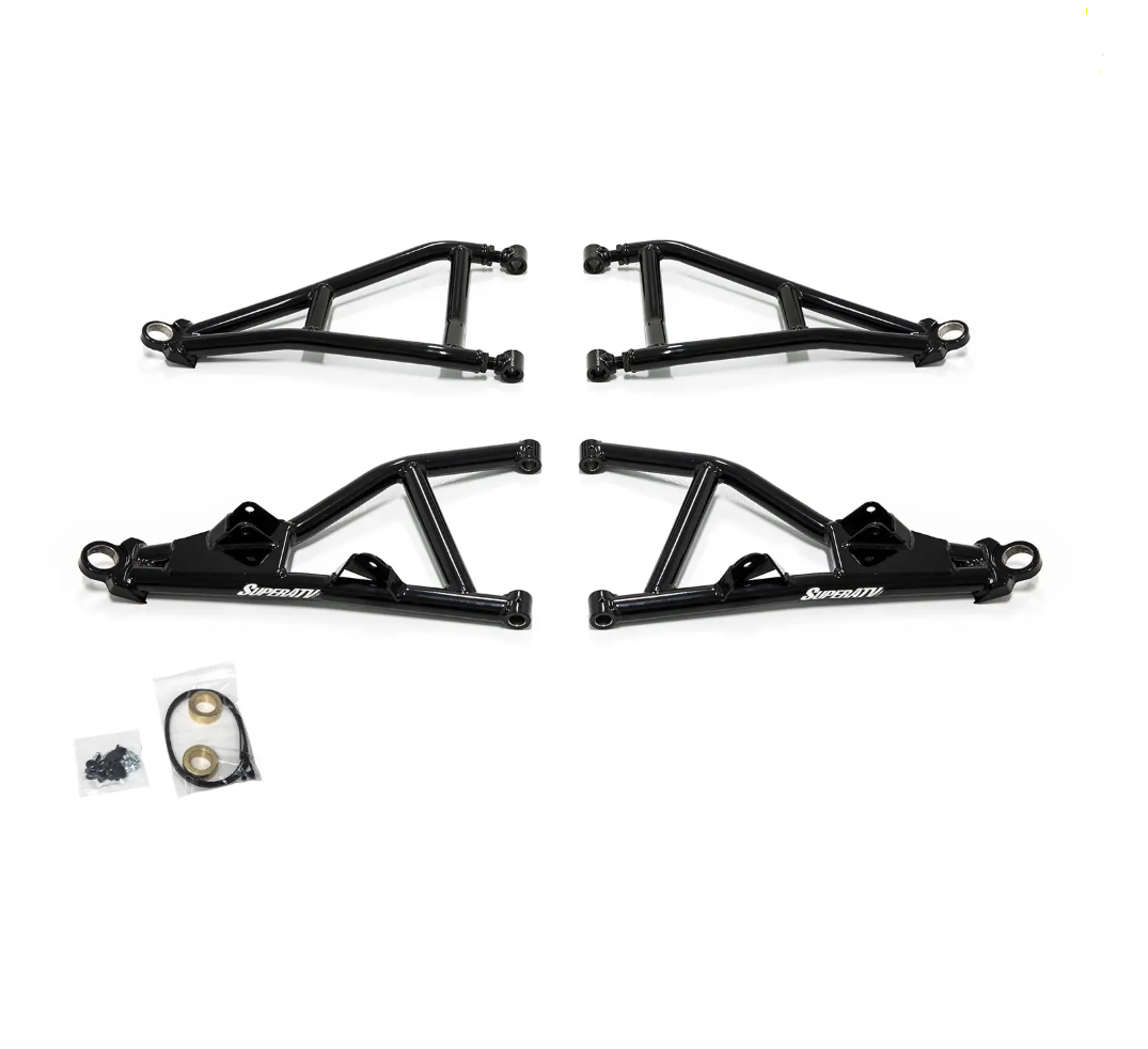 SuperATV High Clearance 2" Forward Offset A-arms For Can Am Defender HD10