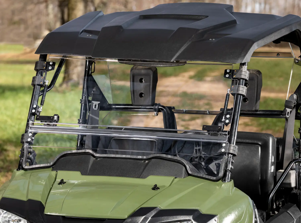 SuperATV Font Flip Windshield For Honda Pioneer 700 / 700-4 2014+ - Image 3