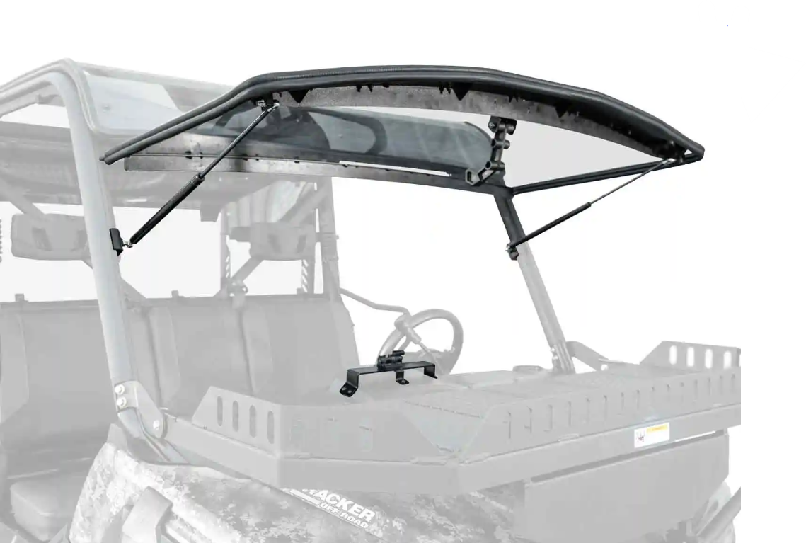 SuperATV Flip Windshield For Artic Cat Prowler Pro / Tracker 800SX