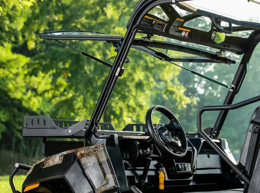 SuperATV Flip Windshield For Artic Cat Prowler Pro / Tracker 800SX - Image 2