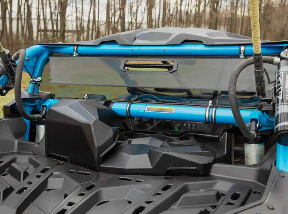 SuperATV Rear Vented Windshield For Can-Am Maverick X3 - Image 3