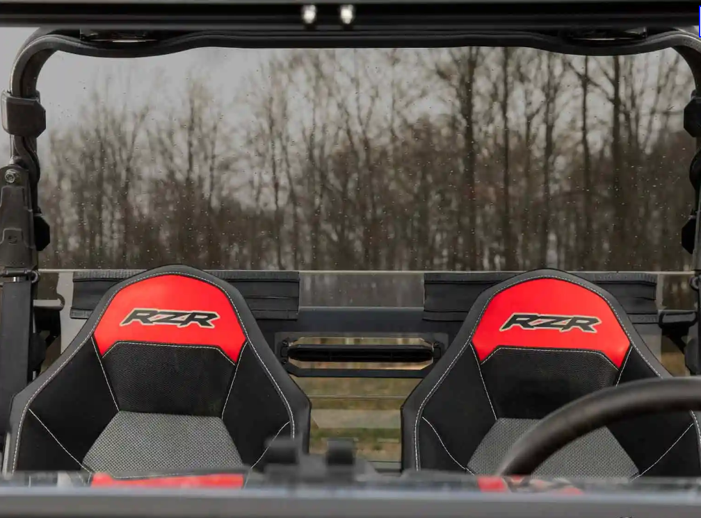 SuperATV Rear Vented Windshield For Polaris RZR S 1000/900 - Image 3