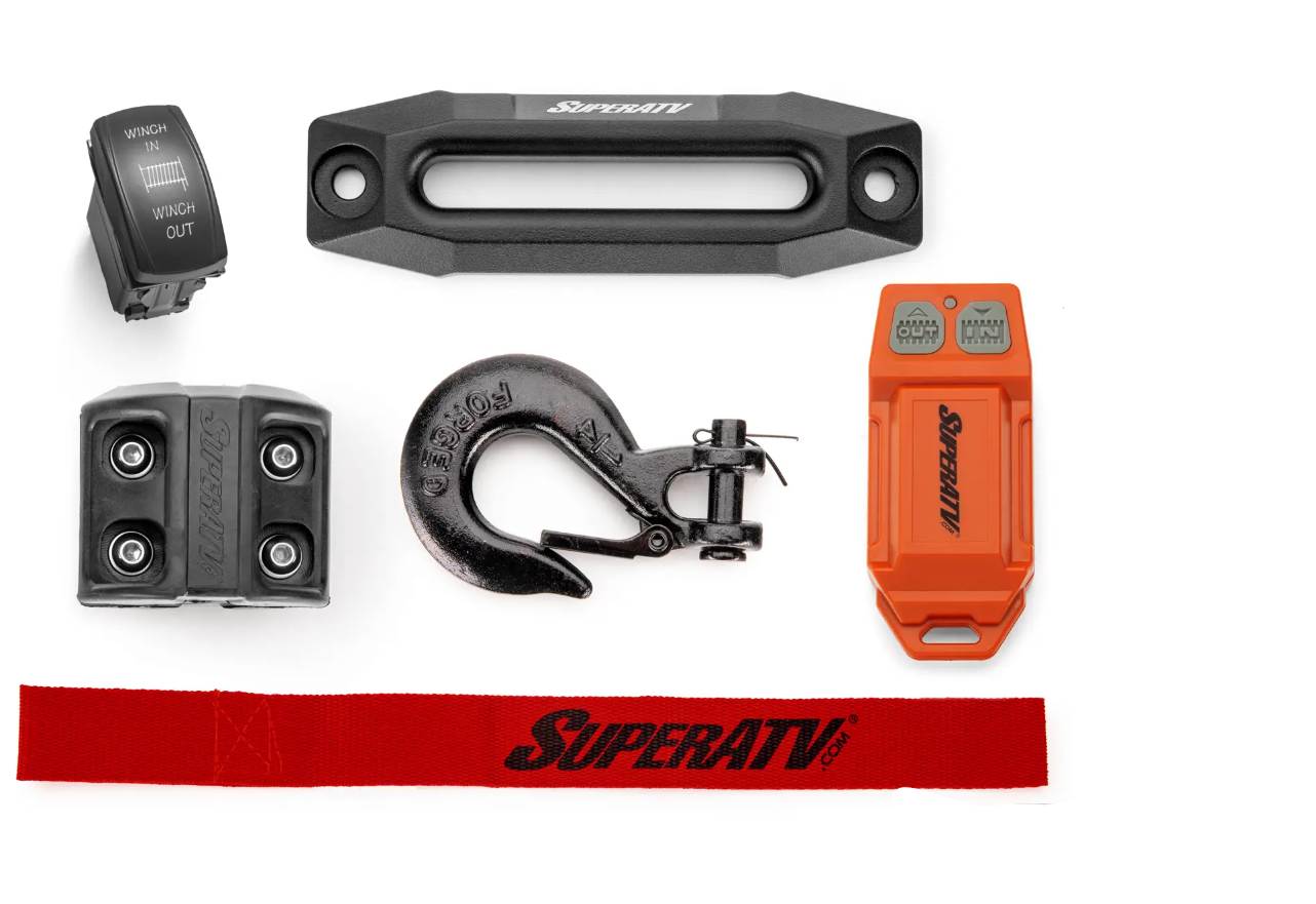 SuperATV Ready Fit 6000 LB Winch For Can-Am Defender - Image 3