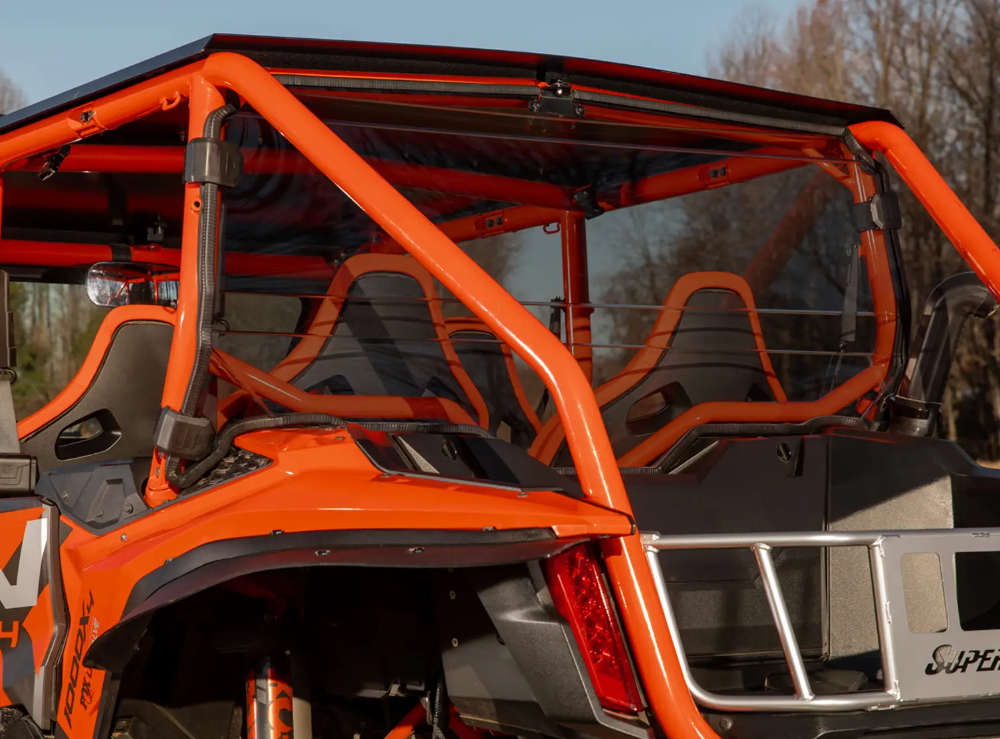 SuperATV Dark Tint Rear Windshield For Honda Talon R/X-4 1000 - Image 4