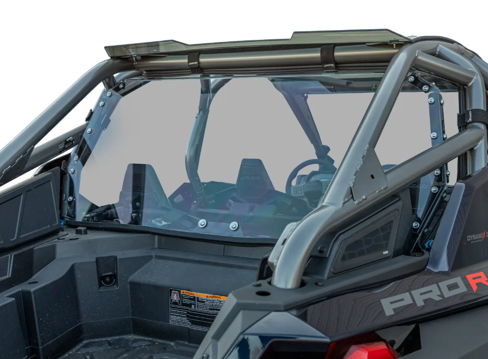 SuperATV Rear Windshield For Polaris Turbo R4, Pro XP4, Pro R4