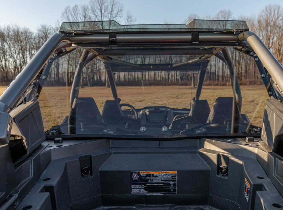 SuperATV Rear Windshield For Polaris Turbo R4, Pro XP4, Pro R4 - Image 3