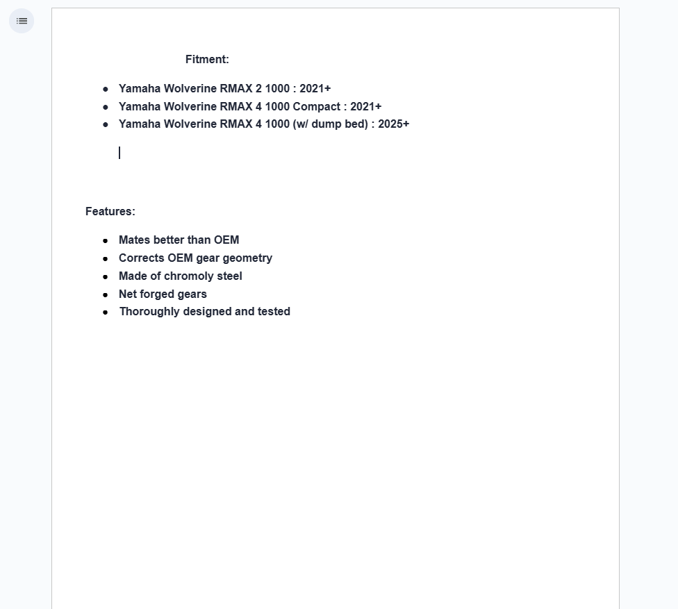 SuperATV Frame Stiffener For Yamaha Wolverine RMAX 1000 2021+ - Image 3
