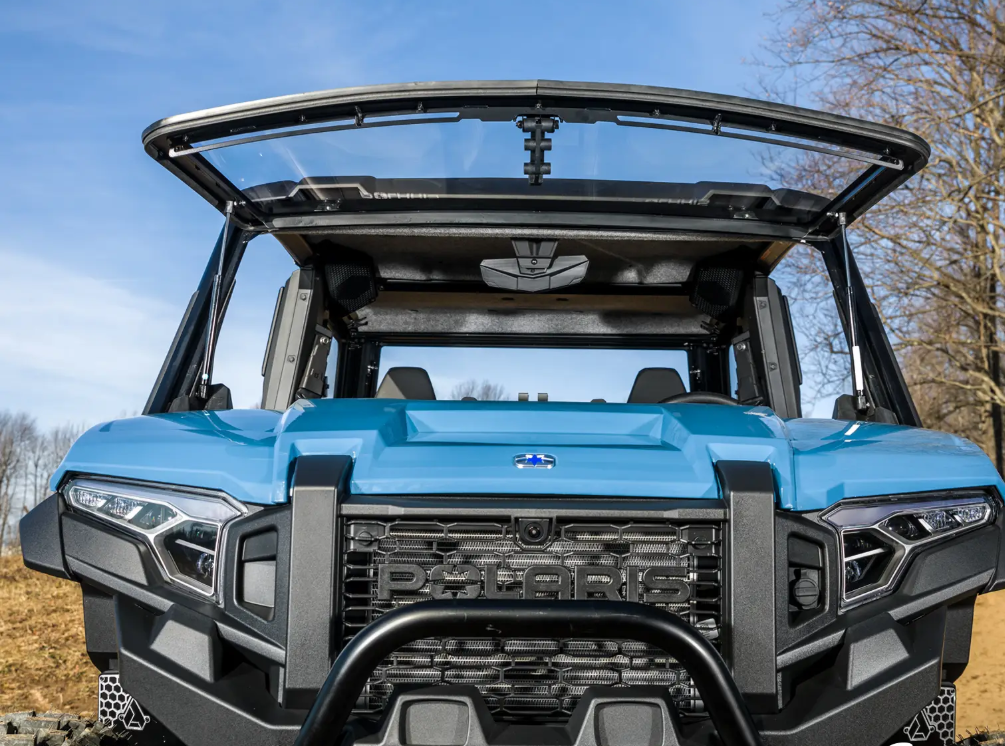 SuperATV Scratch Resistant Flip Windshield For Polaris Xpedition 2024+ - Image 7