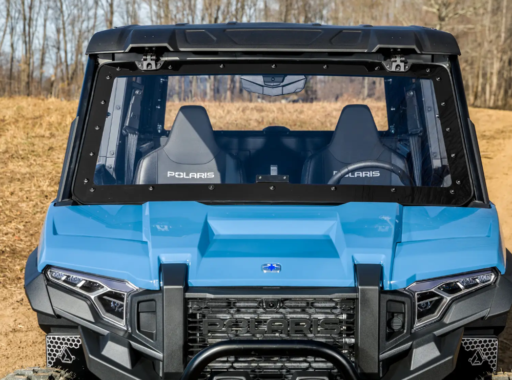 SuperATV Scratch Resistant Flip Windshield For Polaris Xpedition 2024+ - Image 6