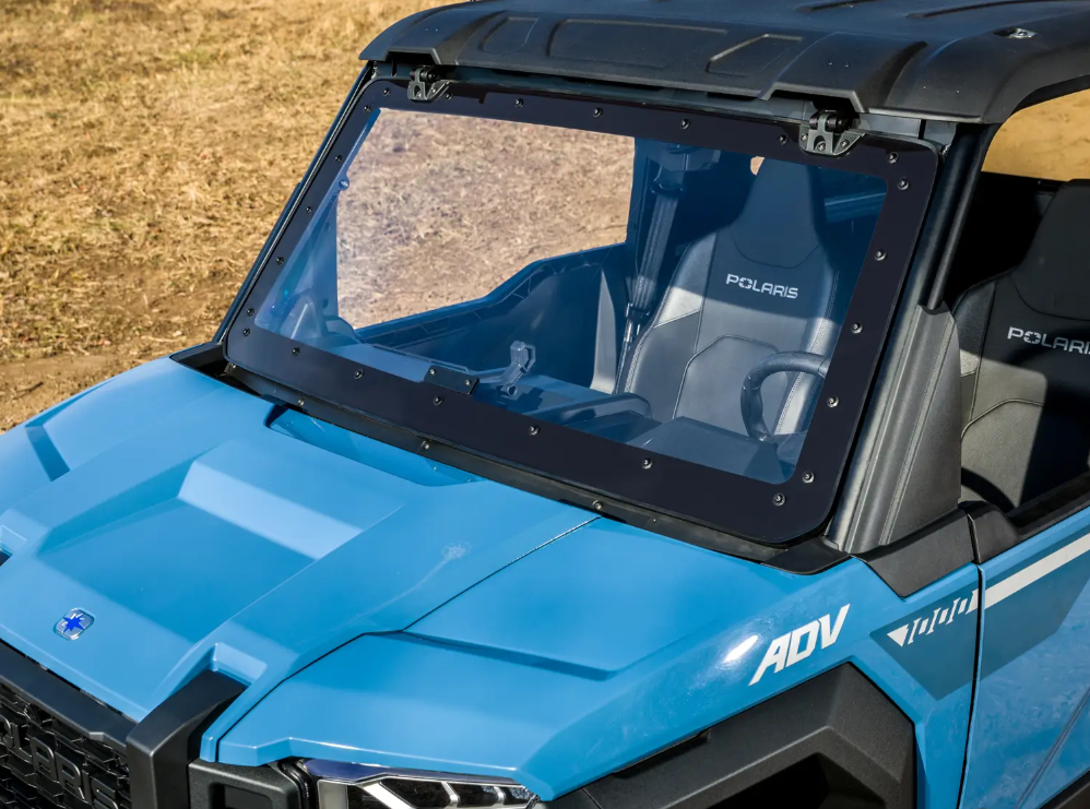 SuperATV Scratch Resistant Flip Windshield For Polaris Xpedition 2024+ - Image 5