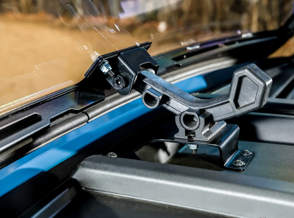 SuperATV Scratch Resistant Flip Windshield For Polaris Xpedition 2024+ - Image 2