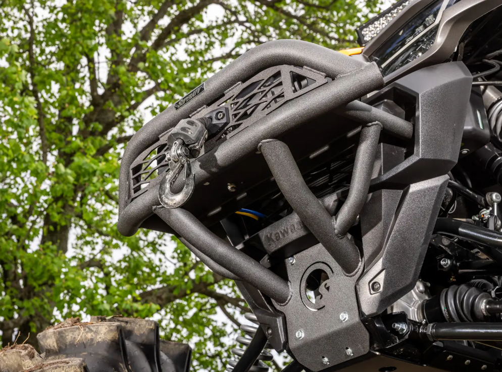 SuperATV Winch-Ready Front Bumper For Kawasaki Teryx KRX 1000 2020+ - Image 3