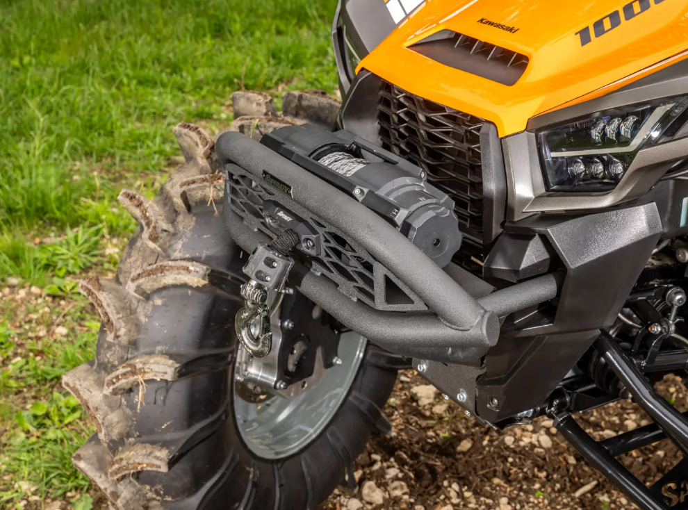 SuperATV Winch-Ready Front Bumper For Kawasaki Teryx KRX 1000 2020+ - Image 4