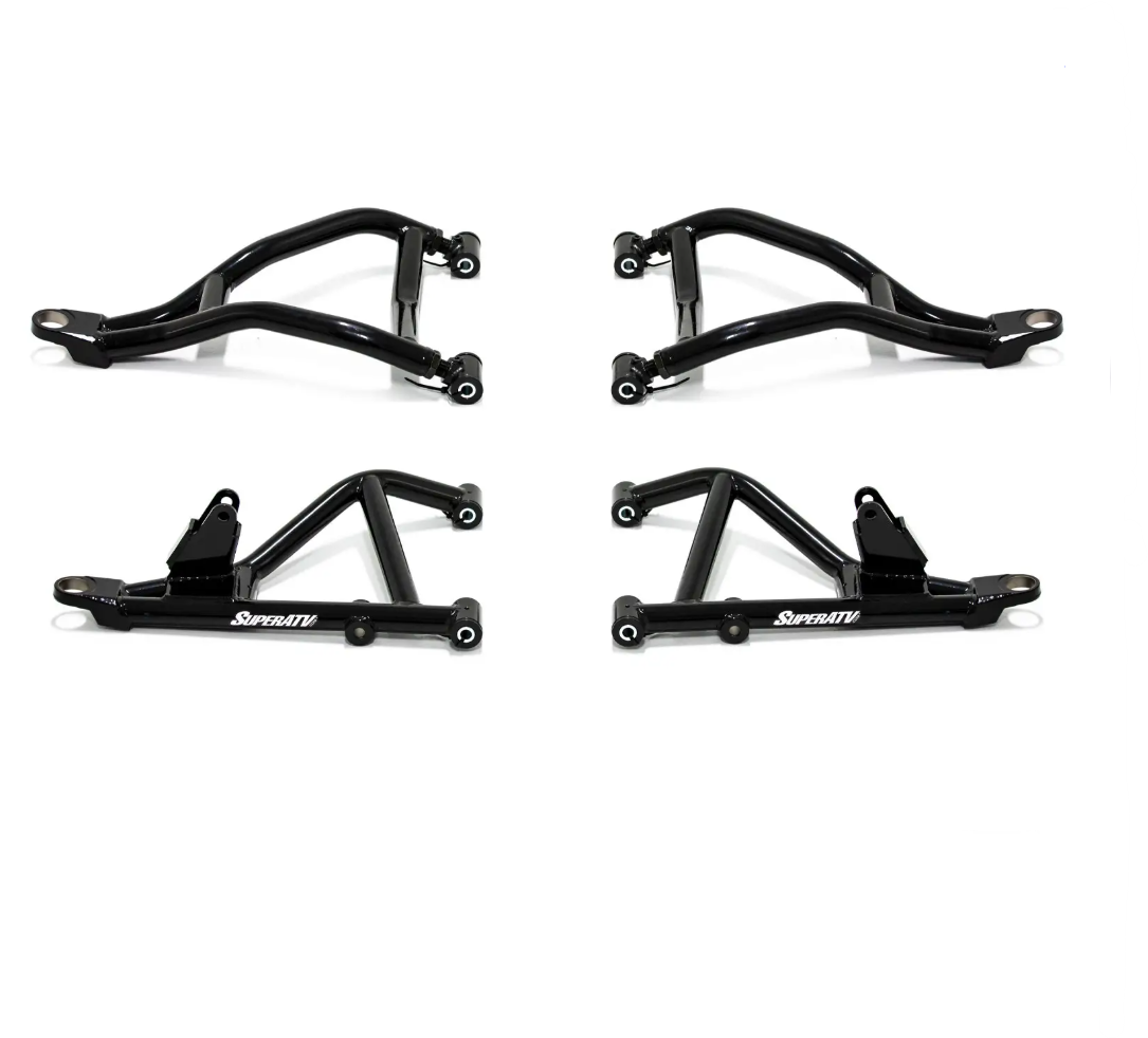 SuperATV High Clearance 1.5" Forward Offset A-Arms For Can-Am Maverick 2019+ - Image 4