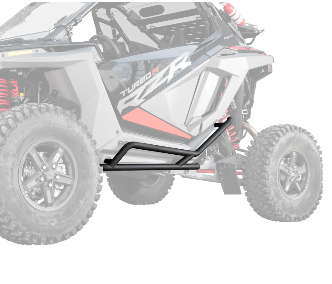 SuperATV Rock Slider Nerf Bars For Polaris RZR Pro / Turbo