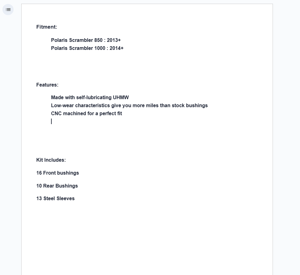 SuperATV A-Arm Bushings For Polaris Scrambler 850/1000 2013+ - Image 2