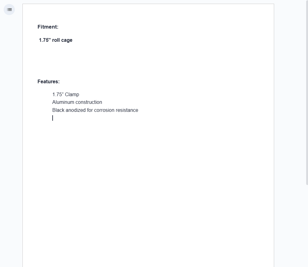 Assault Industries 1.75" Roll Cage Grab Handle - Image 5