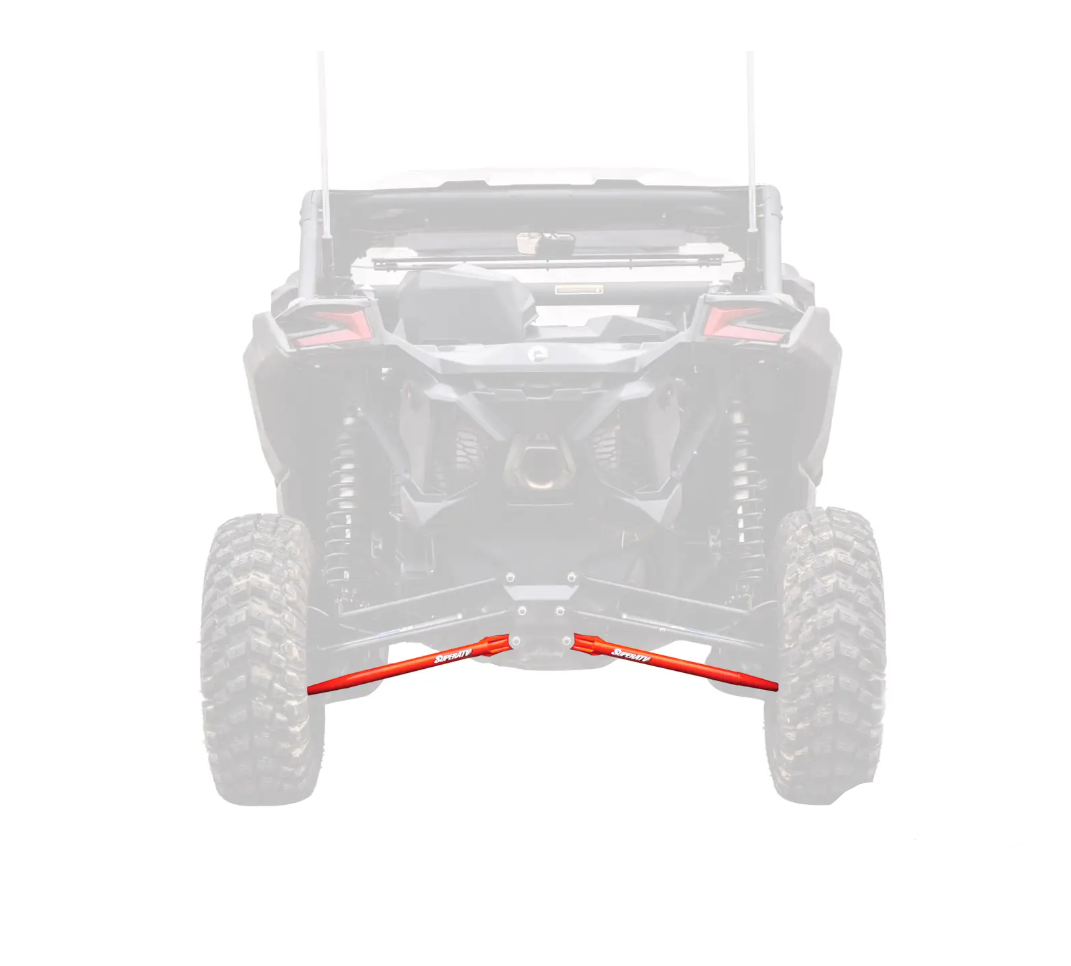 SuperATV Red Tubed Lower Radius Arms For Can-Am Maverick X3 64"