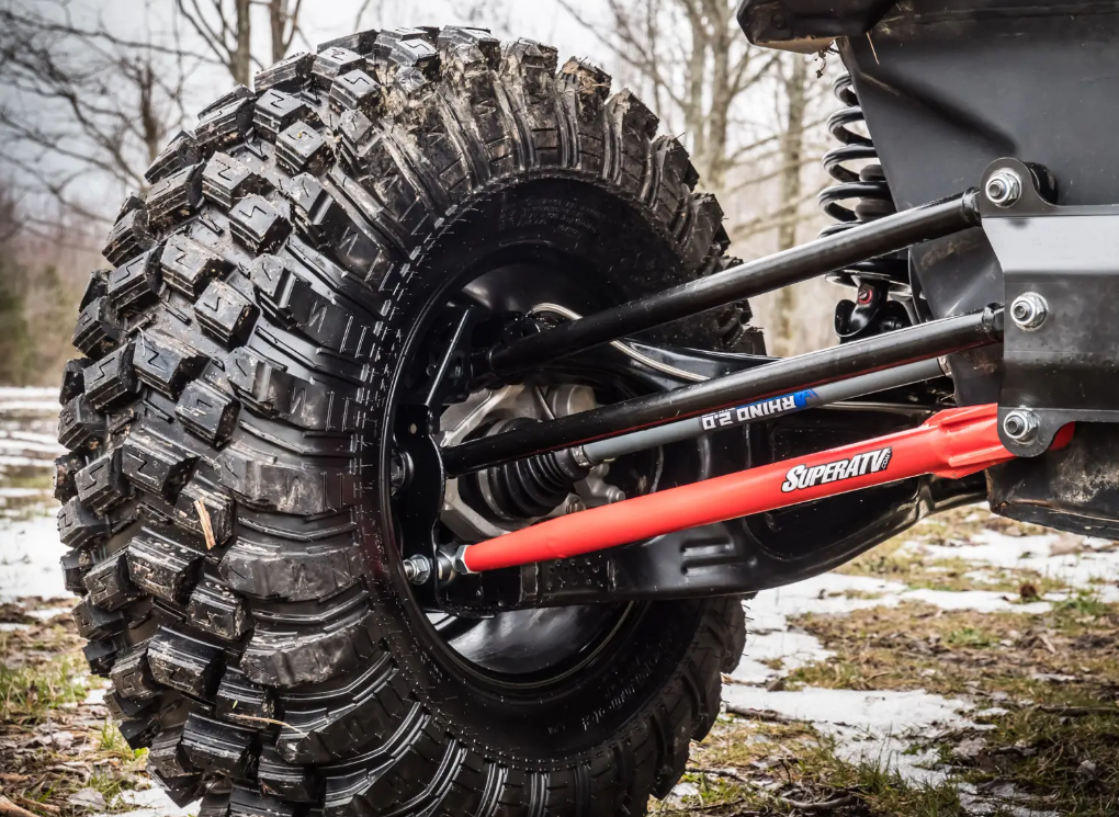 SuperATV Red Tubed Lower Radius Arms For Can-Am Maverick X3 64" - Image 2