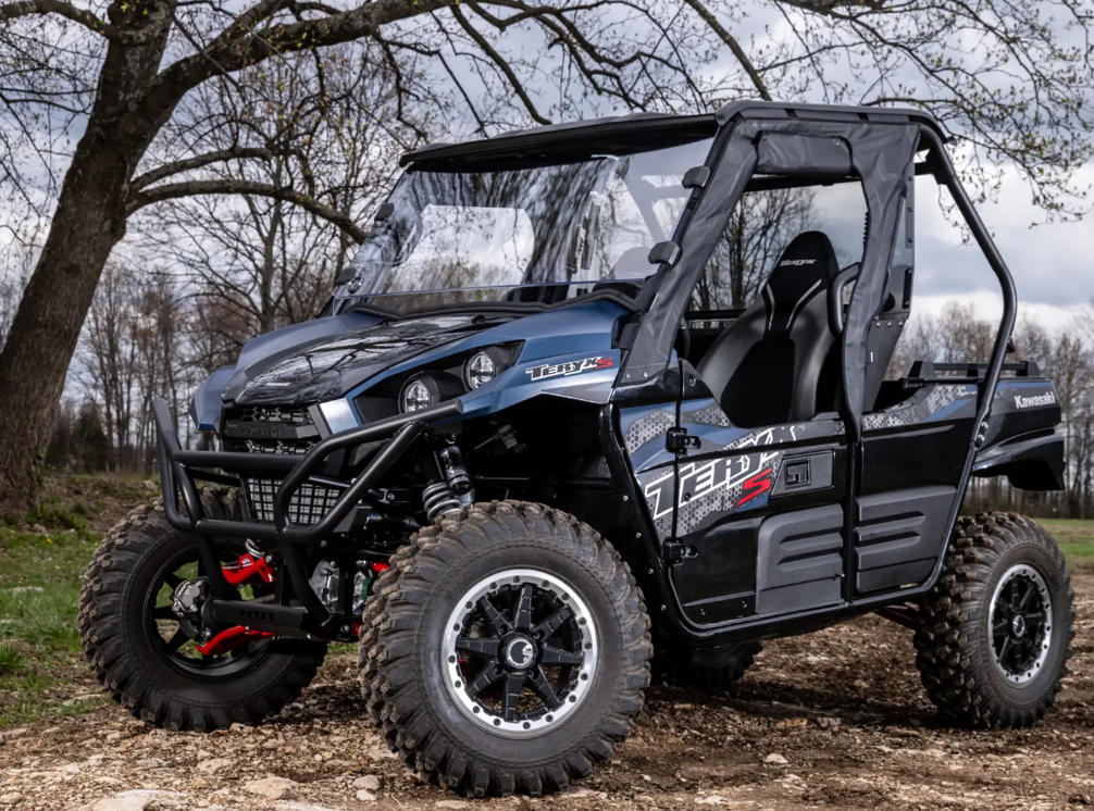 SuperATV Soft Cab Enclosure Upper Doors For Kawasaki Teryx 800, S - Image 4