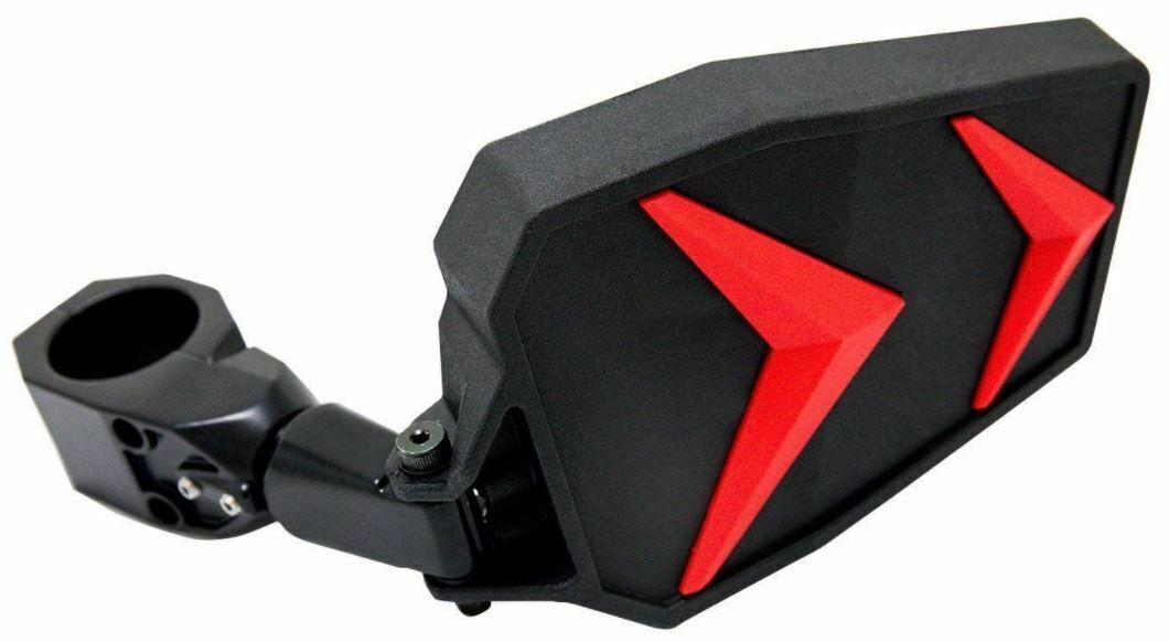 SuperATV 1.75" Side View Mirrors Pair for Arctic Cat Wildcat Trail Sport Prowler - Image 2