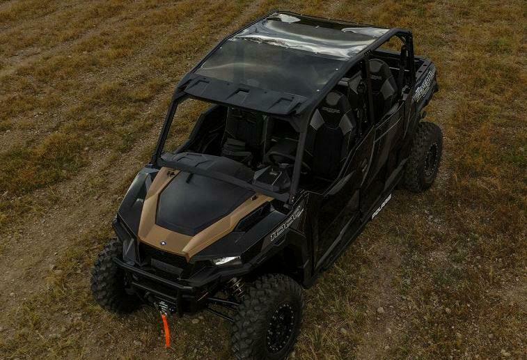SuperATV Heavy Duty Tinted Polycarbonate Roof for Polaris General 4 Seater 2017+ - Image 3